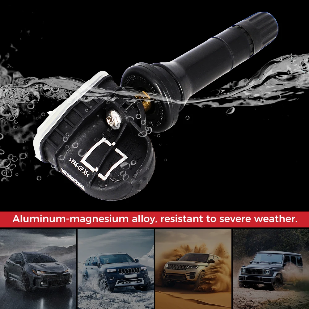 EV6T-1A180-CB EV6T-1A180-DC TPMS Tire Pressure Sensor For Ford Focus Ranger Kuga C Max Mondeo Fiesta Tourneo Transit 433MHz 4pcs