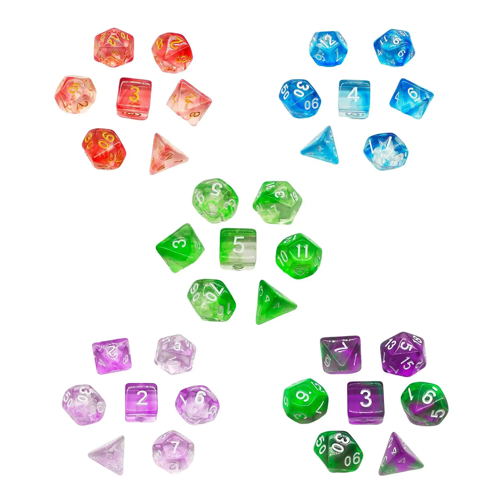 

Multi-Sided Polyhedral Dice Novelty Party Supply for Dnd Rpg Families