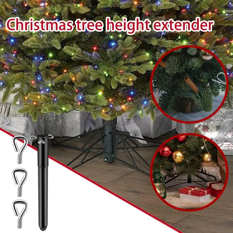 Christmas Tree Height Extender Multipurpose Metal Artificial Tree Riser Wear-Resistant Artificial Tree Riser for 0.5-1.25 Inch