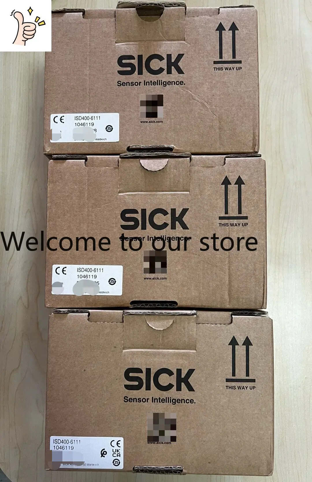 New Original SICK Range Sensor ISD400-6111, Order Number