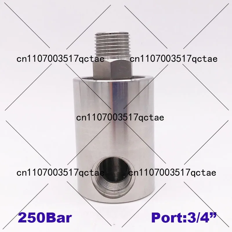 

25MPa High Pressure Rotary Joint Swivel Low Speed 50RPM 3/4 Inch Thread Stainless Steel 304 Rotating Fitting for Water Oil Gas