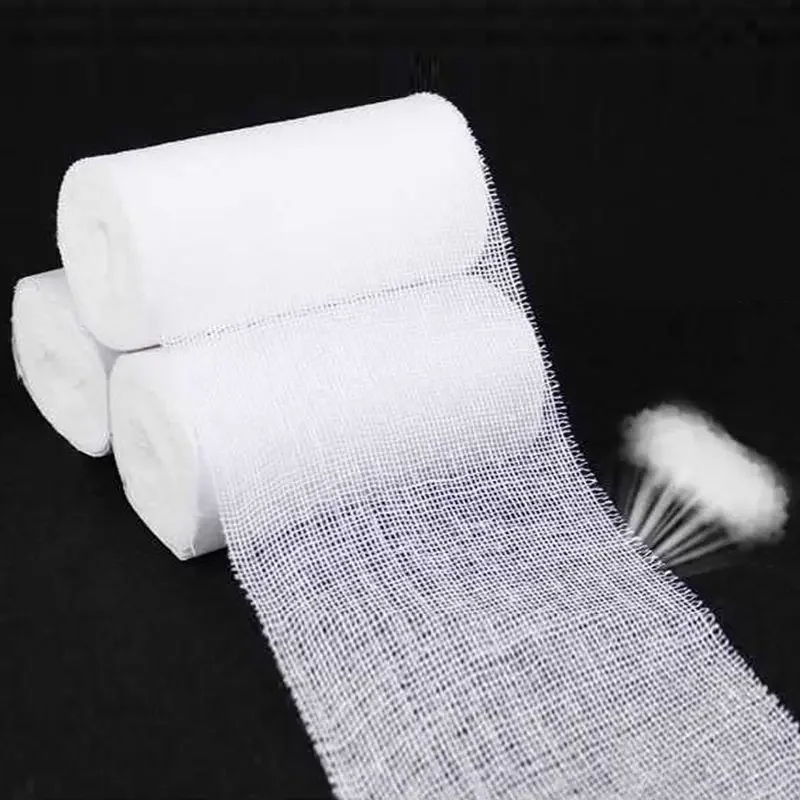 1pc PBT Elastic Bandage Medical Supply Conforming First Aid Gauze for Wound Dressing Emergency Care Cotton