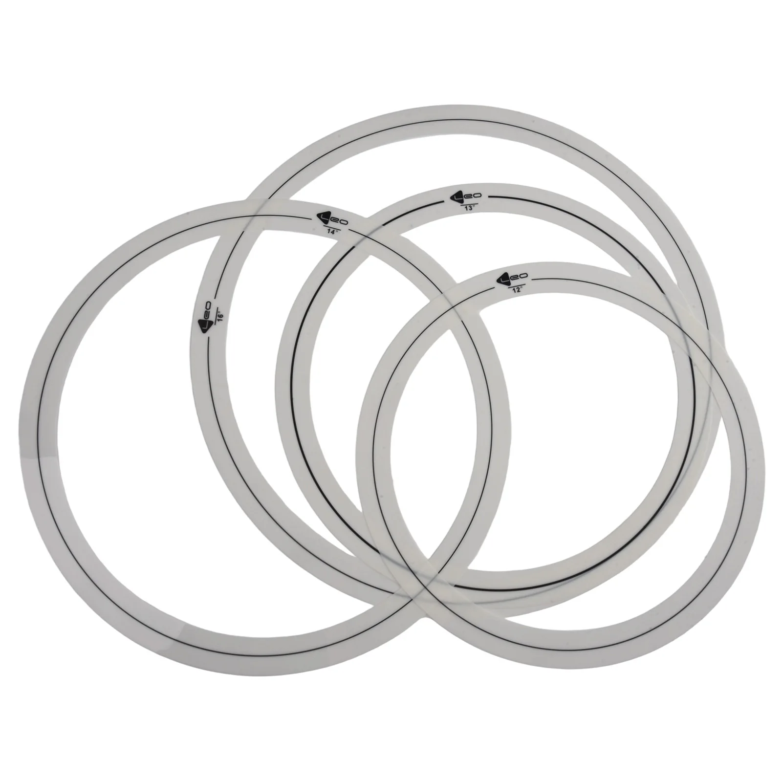 

Новые стильные кольца для регулировки звука, 10, 12, 14, 16 дюймов, для глушителей и ударных инструментов, белые