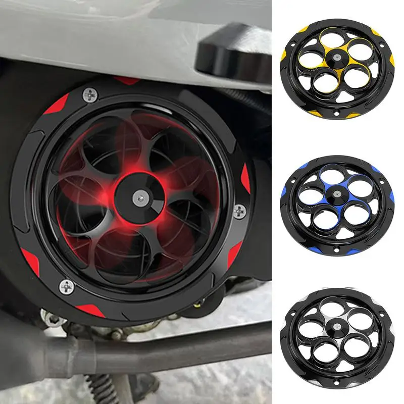 

Металлическая защита радиатора двигателя мотоцикла, стильный кожух вентилятора охлаждения, аксессуар для модификации двигателя мотоцикла