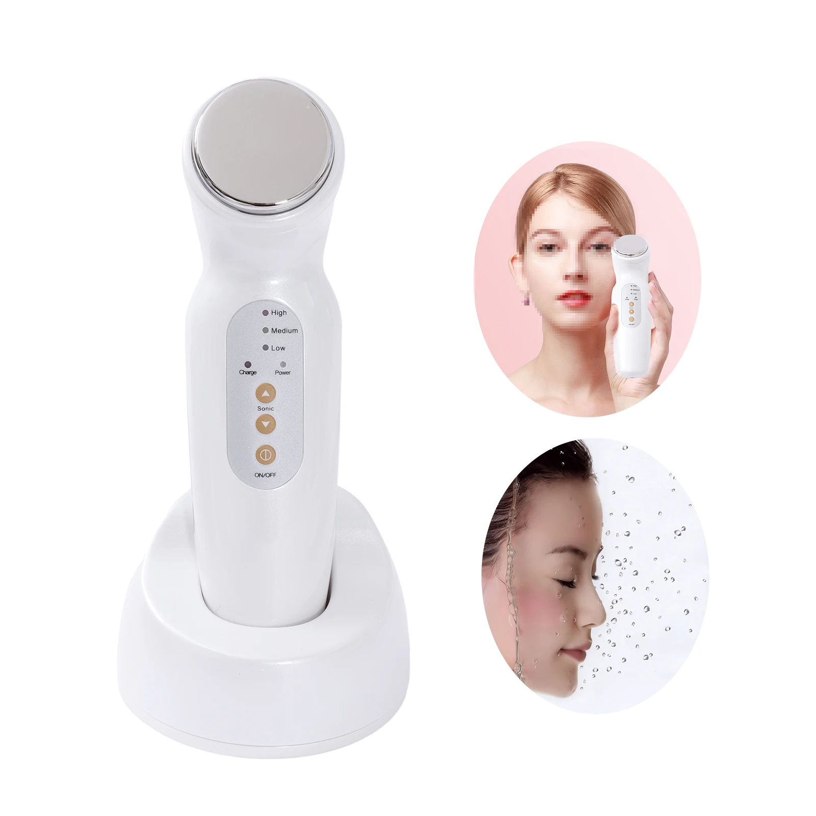 Ultrasonic Beauty Device Household Ultrasonic Equipment Facial Machine Skin Care Device