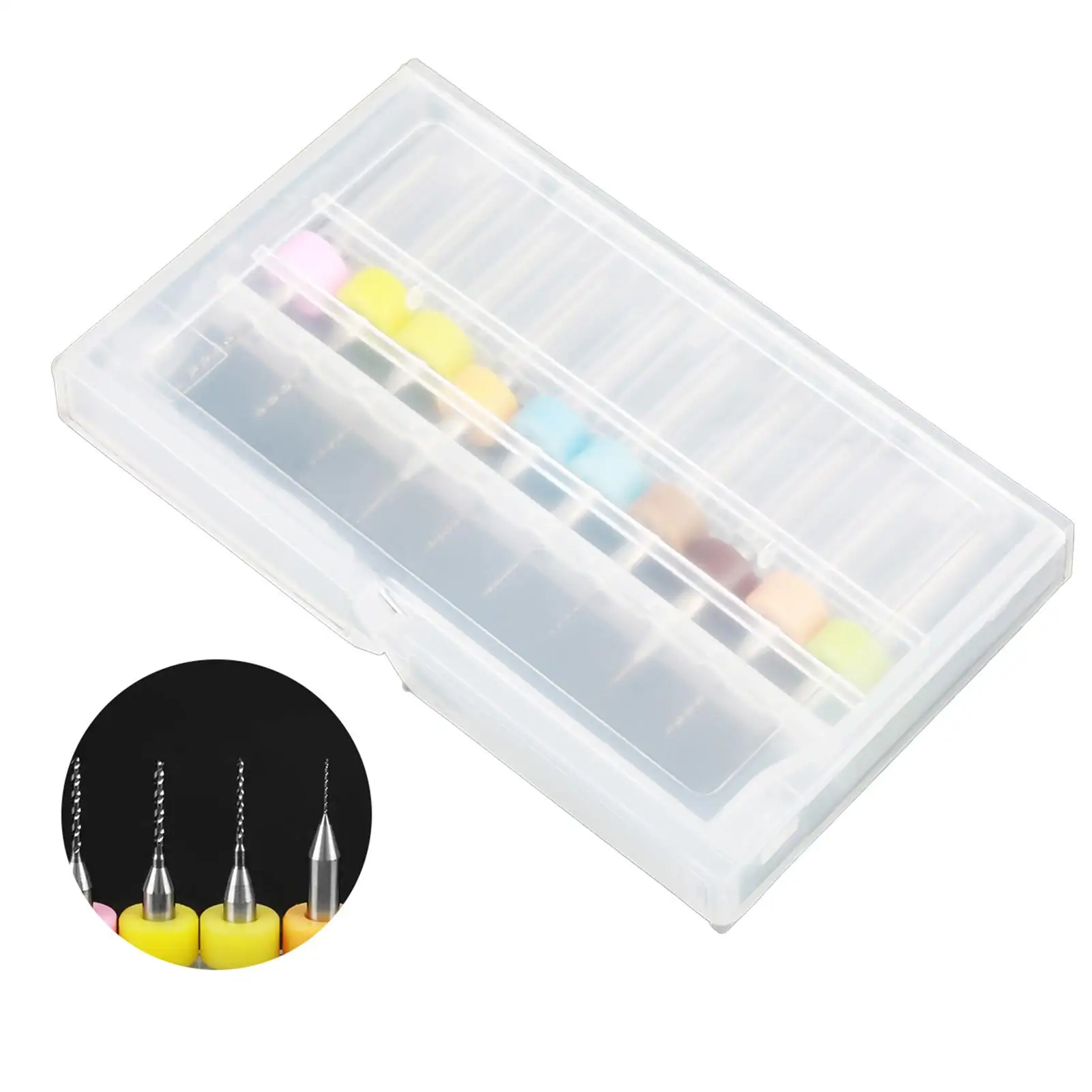 Mini Boor Set 10 stks Wolfraam Staal Carbide Micro Bits 03mm tot 12mm voor Printplaat Precisie boren