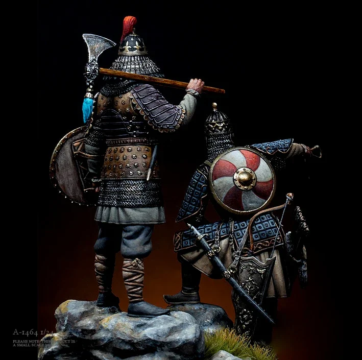 Kits de modèles de soldats en résine 75MM, figurine incolore et auto-assemblée A-1464