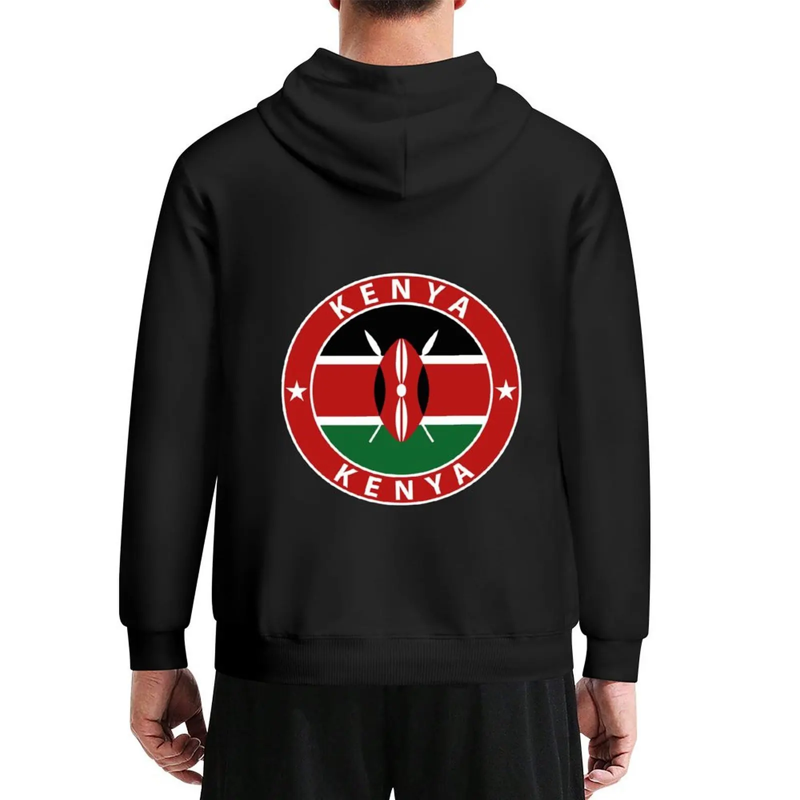 

Kenya Kenya flag coat of arms Hoodie mens designer clothes male clothes blouse men clothing oversized hoodie