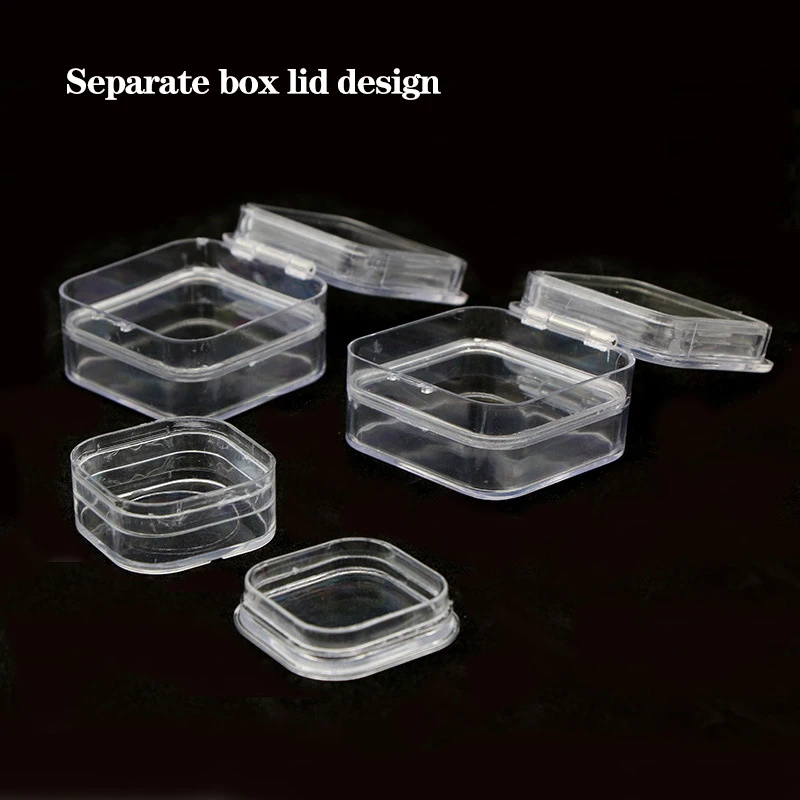 1000PCS/Carton 1Inch Clear Dental Box with Film High-grade Denture Storage Case