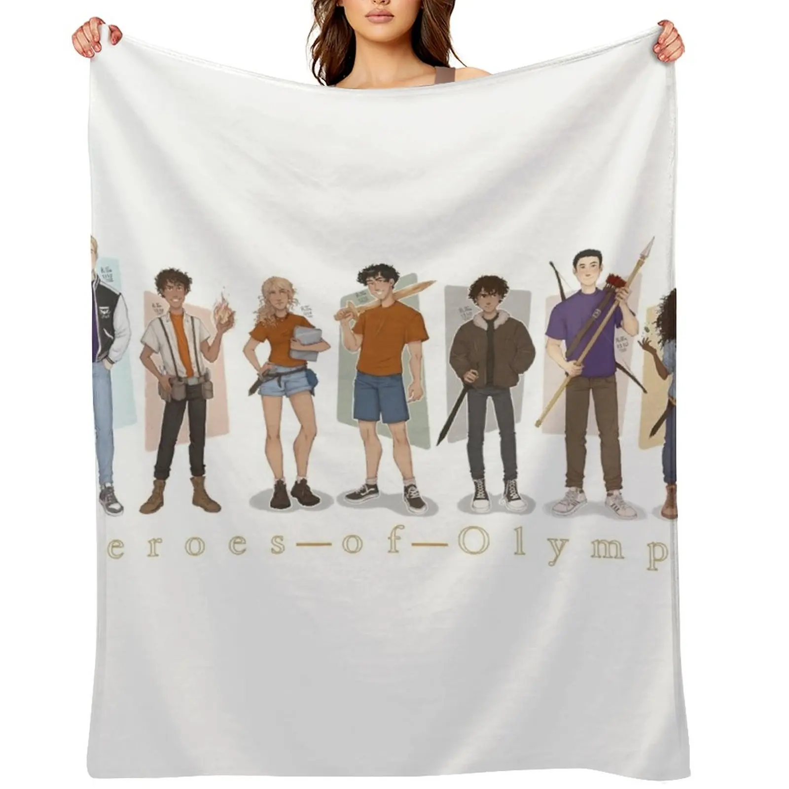 

Heroes of Olympus Throw Blanket Polar Quilt Decorative Beds For Baby Blankets