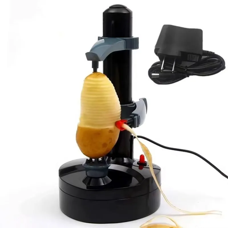 

Автоматическая электрическая овощечистка из нержавеющей стали для фруктов и овощей, вращающаяся, для чистки картофеля