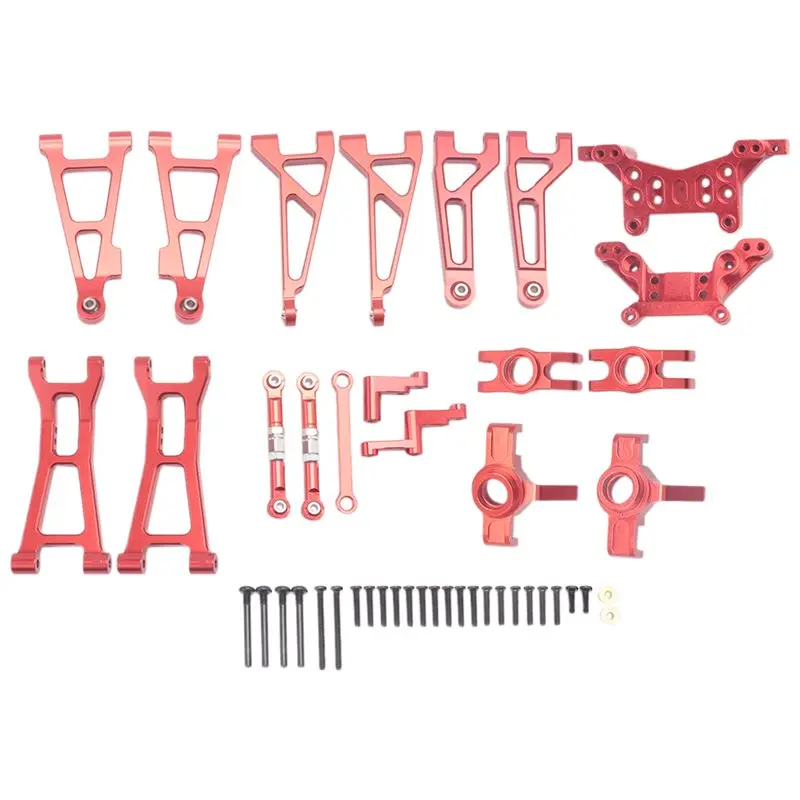 A63T-Metal Suspension Steering Block Set For HBX 16889 16889A 16890 16890A SG1601 SG1602 1/16 RC Car Upgrades Parts Kit