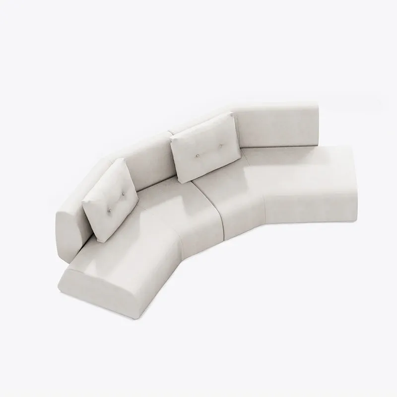 

Nordic, simple and modern, fabric sofa, small living room double, small rental room