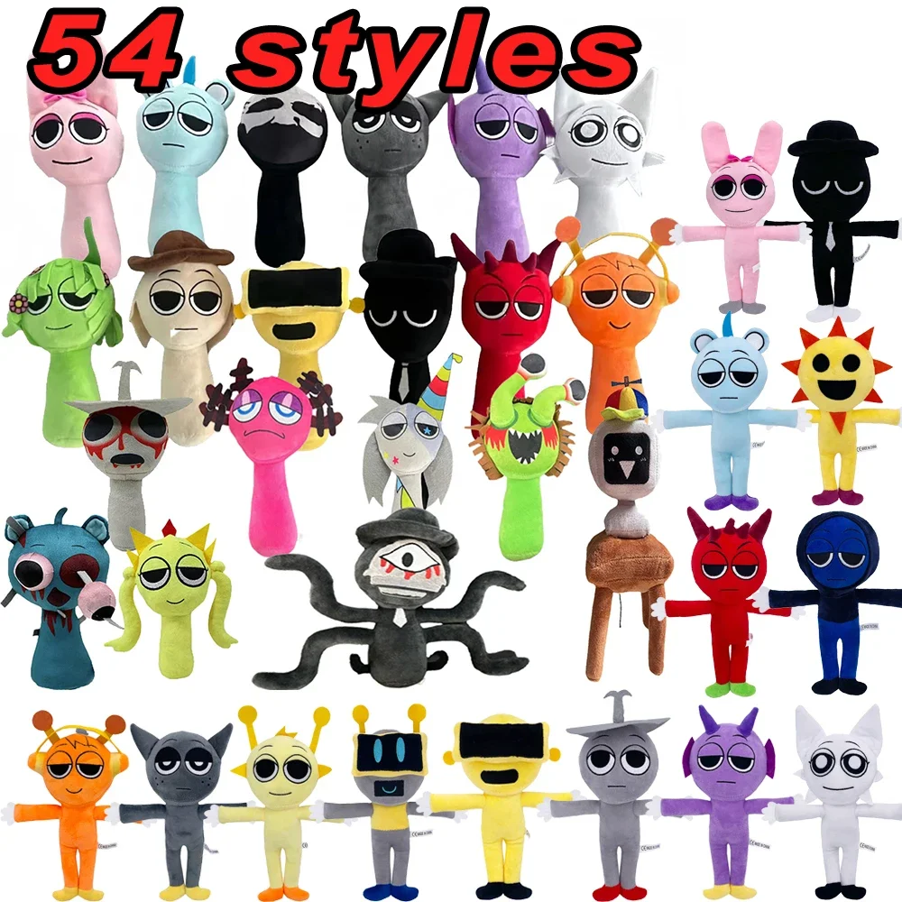 54 стиля Sprunki
