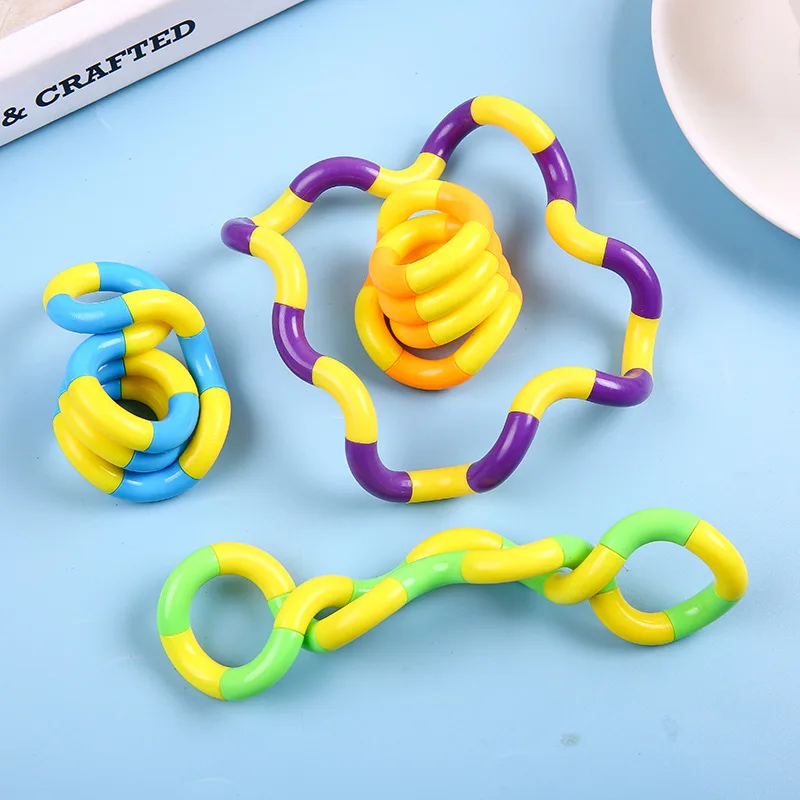 1pc Fidget Anti Stress Toy Twist Adult Decompression Toy Child Deformation Rope Perfect For Stress Kids Play Toy Random Send