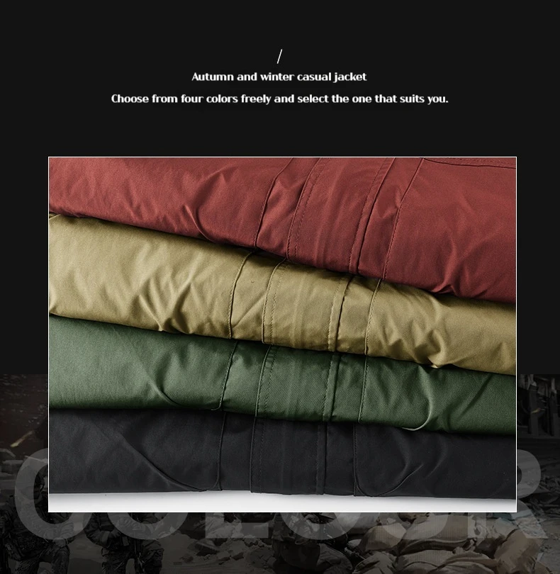 معطف شتوي حراري للرجال سترة مبطنة دافئة شديدة التحمل مع غطاء محرك السيارة مقاوم للرياح وفضفاض مناسب للاستخدام الخارجي لأزياء الطقس البارد