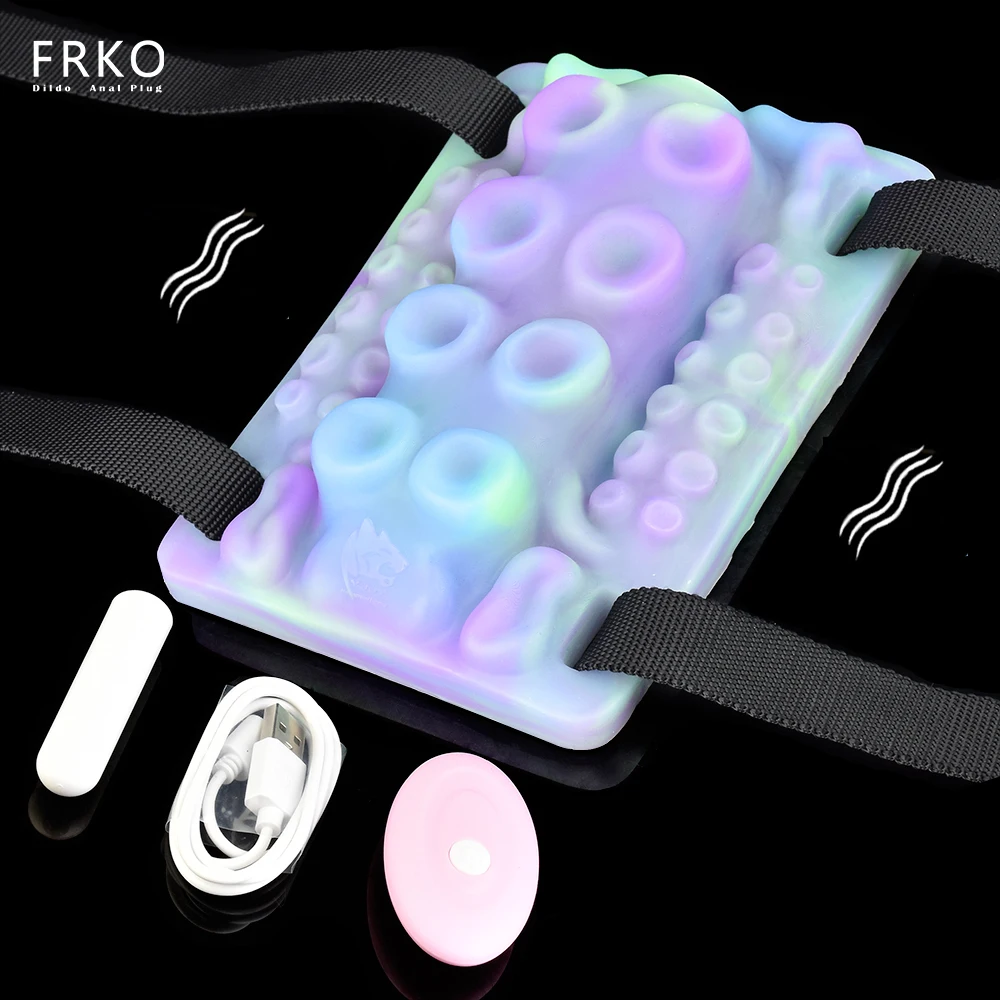 

FRKO Fantasy Luminous Grinder Sex Toys G-Spot Nipple Stimulation Protaste Massager Silicone USB Charge Adult Shop Women Couples