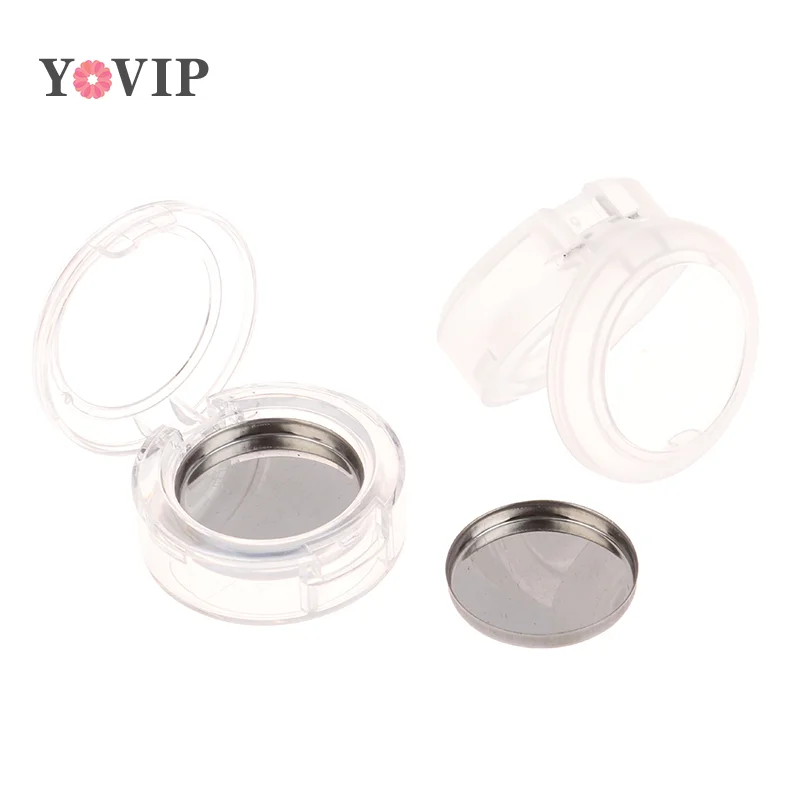 1PC Eye Shadow Box Replace Empty Box Plastic Case For Blush Powder Eye Shadow Box With Aluminum Pan