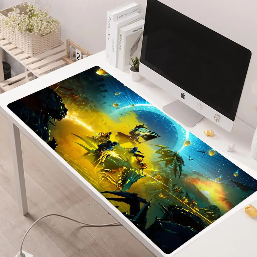 Mouse Pad Non-Slip Rubber Edge locking mousepads Game play mats Popular shooting game Helldivers 2 for notebook PC computer