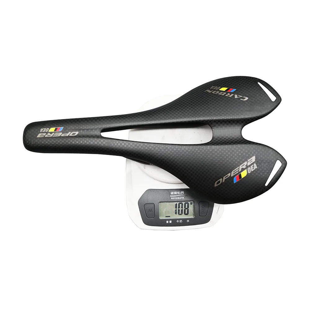 2023 3K Ultralight Carbon Saddle Bicycle vtt racing seat Wave Road Bike Saddle for men sans cycling Seat mat