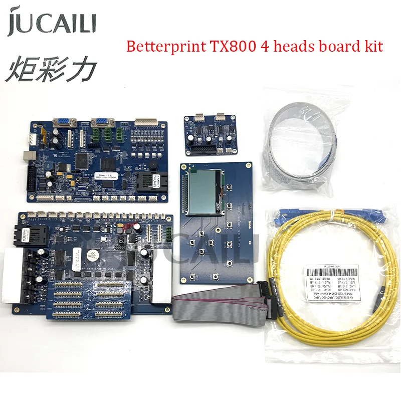 

JUCAILI 4 heads TX800 board kit for Betterprint for Epson TX800 head Eco solvent/UV printer main board Betterprinter EFHB_V1.2.0