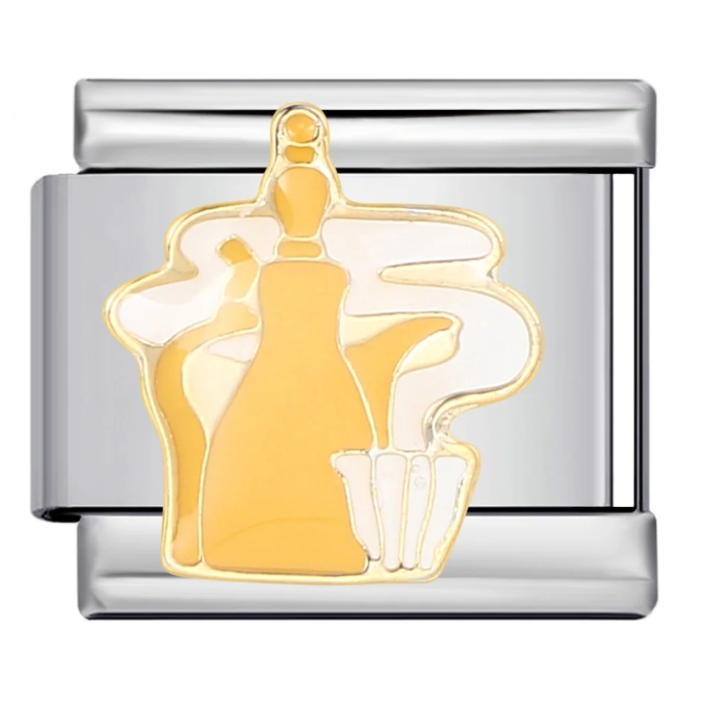 Neue Mode Herren Arabischer Kamel-Adler-Kaktus Italienischer Charm-Anhänger Passend für 9mm Edelstahl-Armband DIY Schmuckherstellung Perlen als Geschenk – Detail 7
