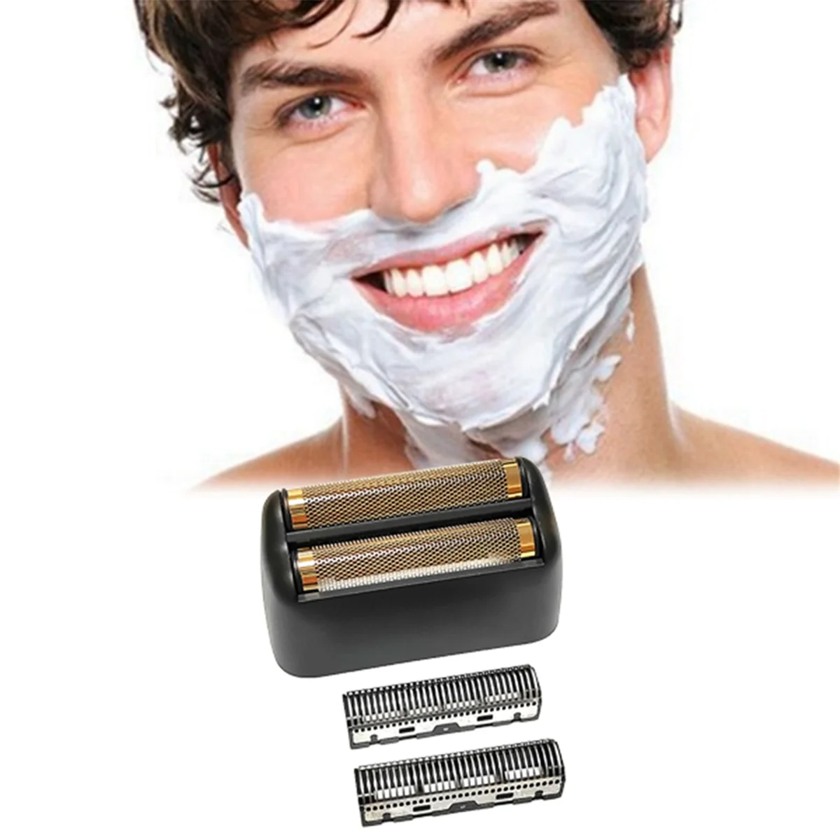 FXRF2G 남성용 트리머 블레이드 네트 블랙용 A76Z 교체용 면도기 포일 더블 포일