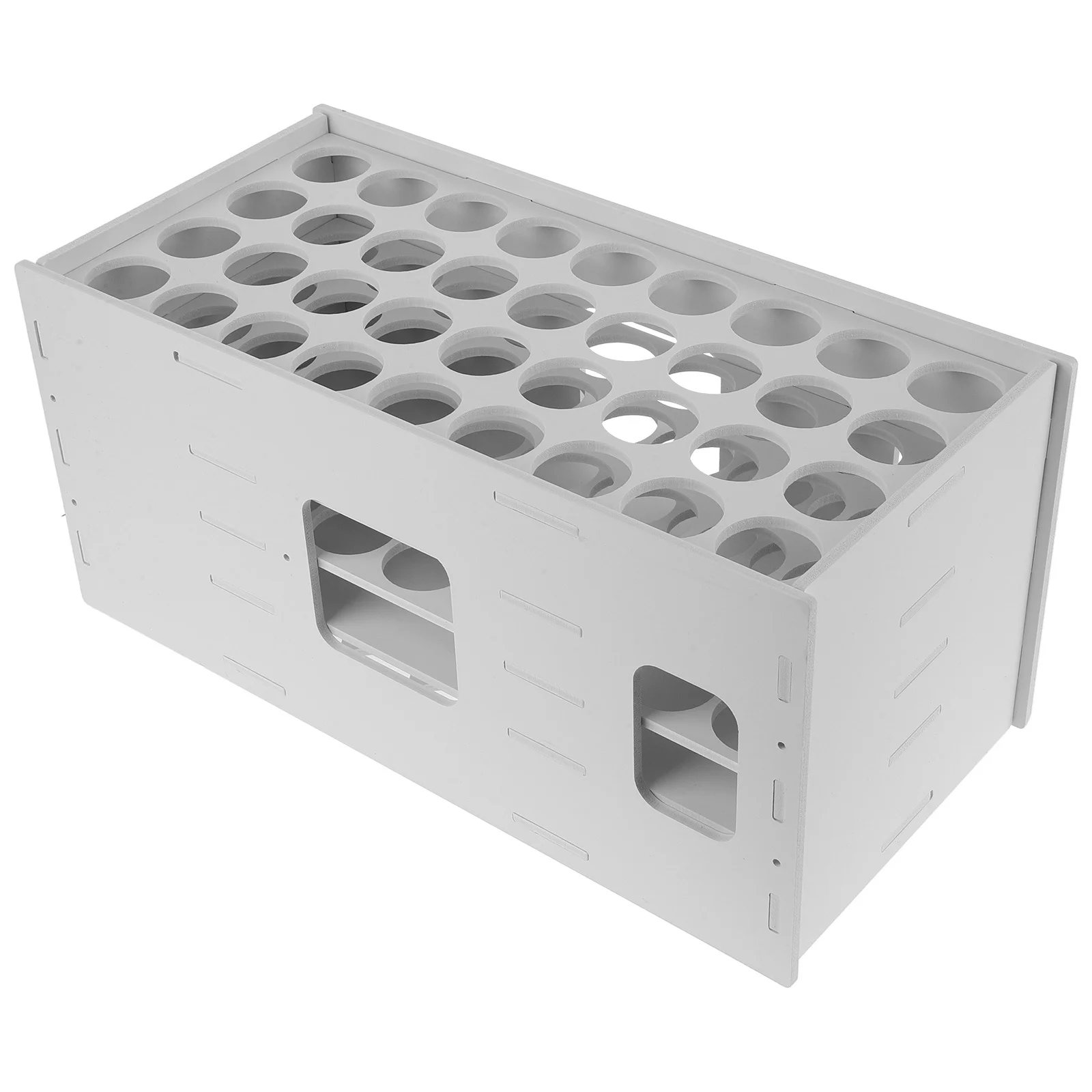 

Paint Bottle Storage Rack Wooden Craft Organizer for Pigments Ink Bottles Line Drawing Pigment Holder Artist Tool Stand