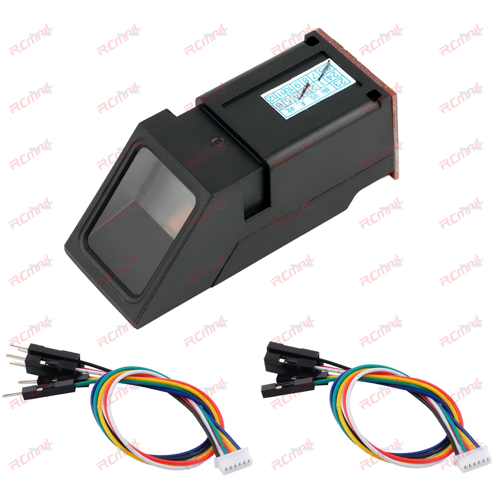 AS608 Optical Fingerprint Reader Sensor Module Green Light + USB to TTL Serial Cable Adapter USB Cable for Arduino 51 AVR STM32
