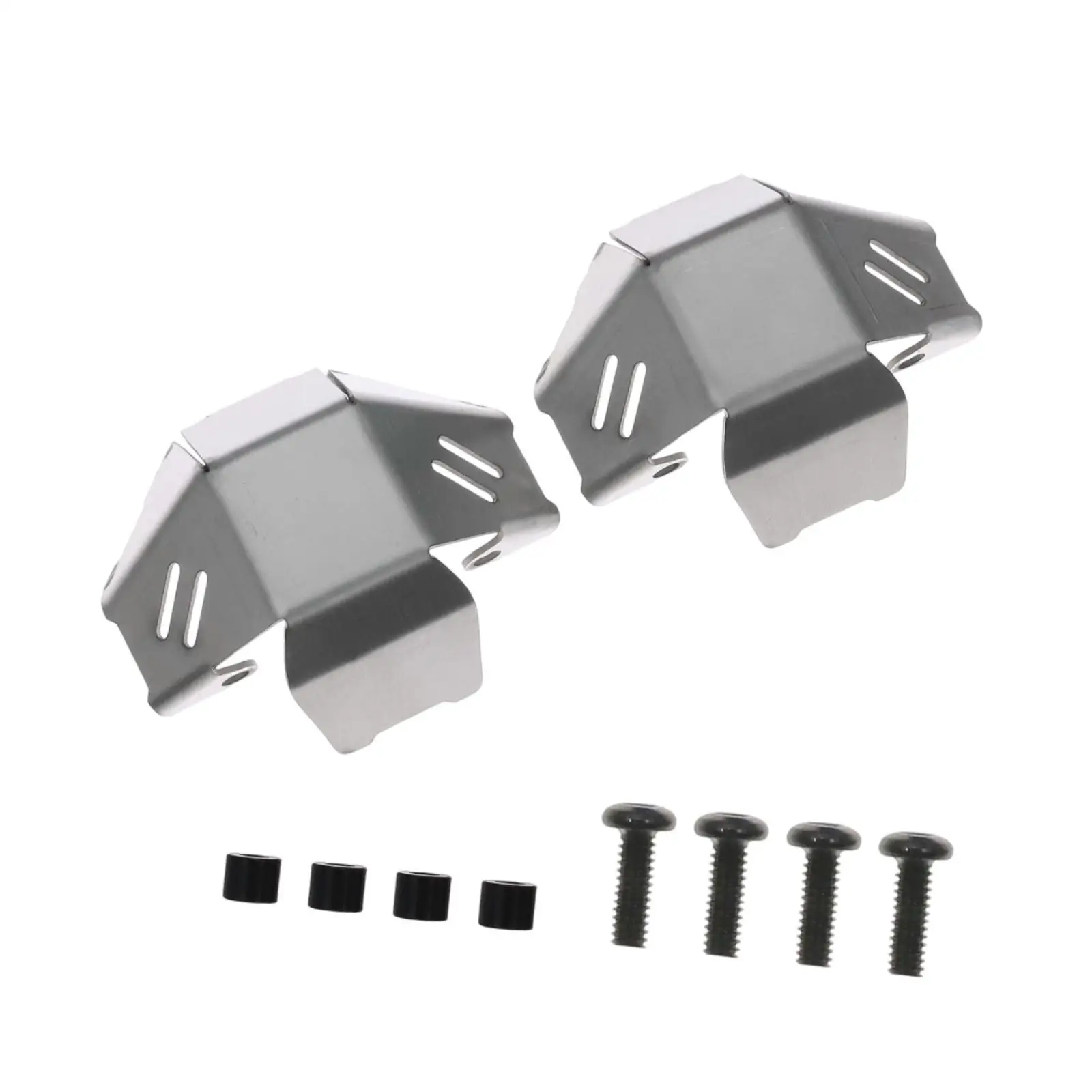 

2 Pieces Axle Guards Stainless Steel Replace Parts Upgrades with Hardware Kit for Vps078501/2/3 Simple Assembly Accessory