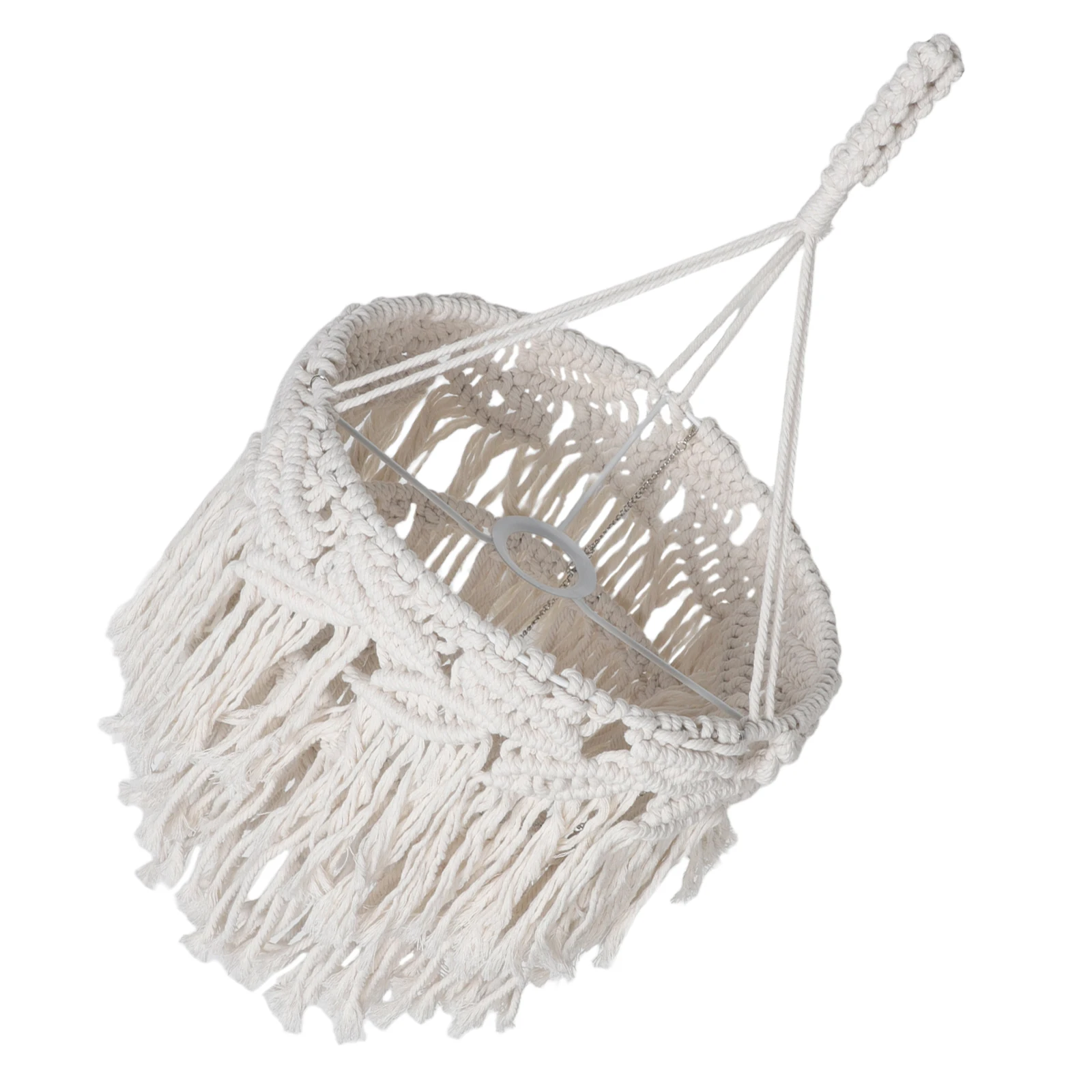 

Tapestry Lampshade H made Macrame Light Cover Flush Ceiling Fixture Boho Woven Tassel Home Decor Pendant Lamp Shades Hanging