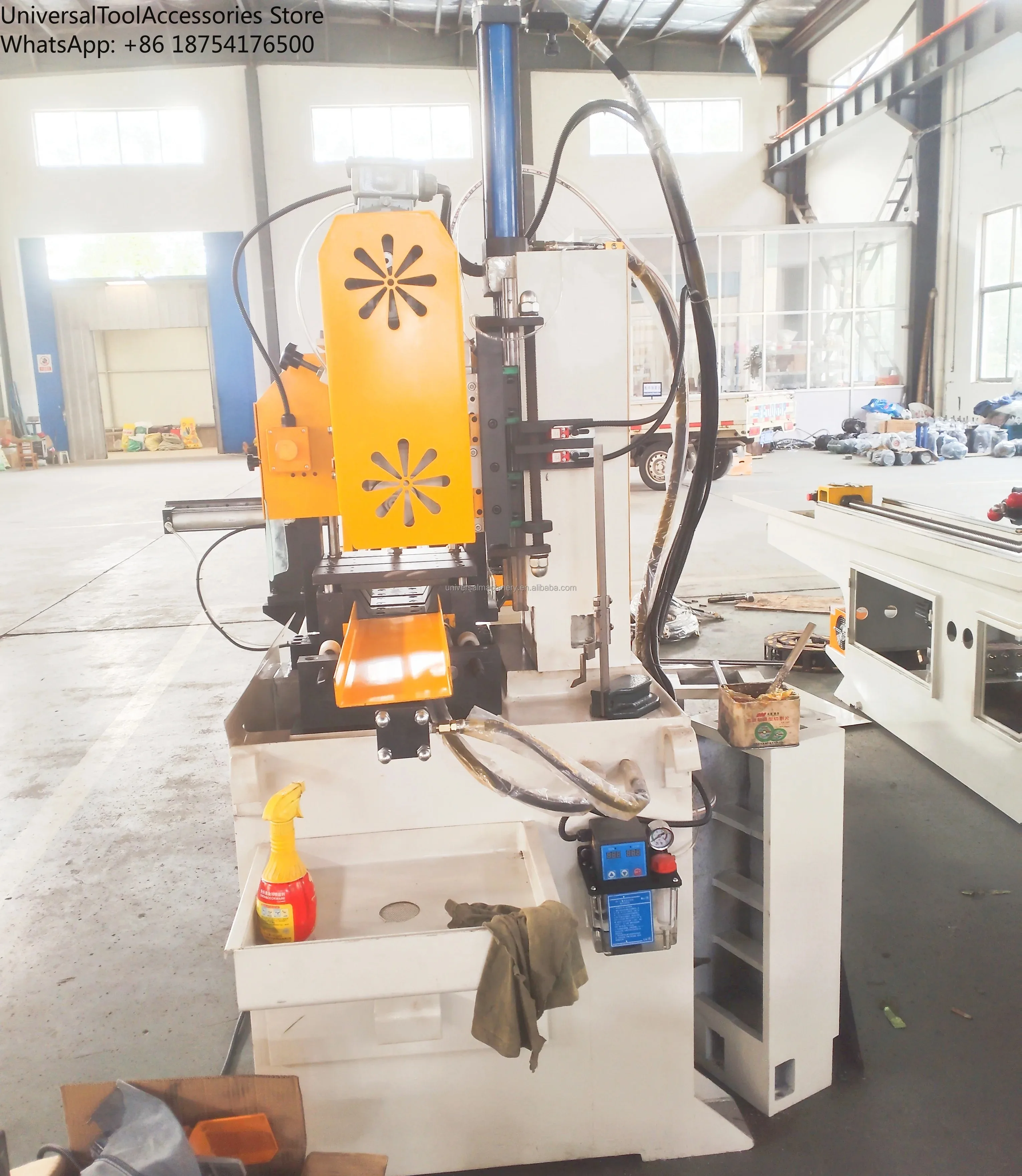 Automatic Pipe Cutting Machine for Aluminum Stainless Steel Alloy Carbon Steel with Motor Core Components