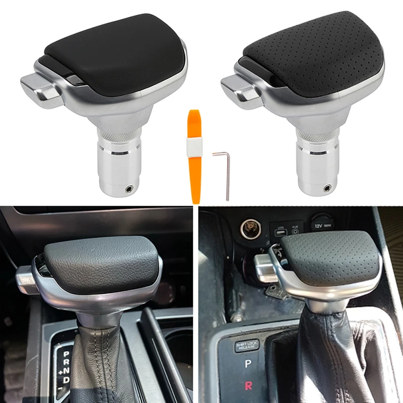 LHD Car Gear Shift Knob Lever Shifter Handle Stick Automatic Auto Accessories Fit For Kia IX35 Santa Fe IX25 Sonata Sportage