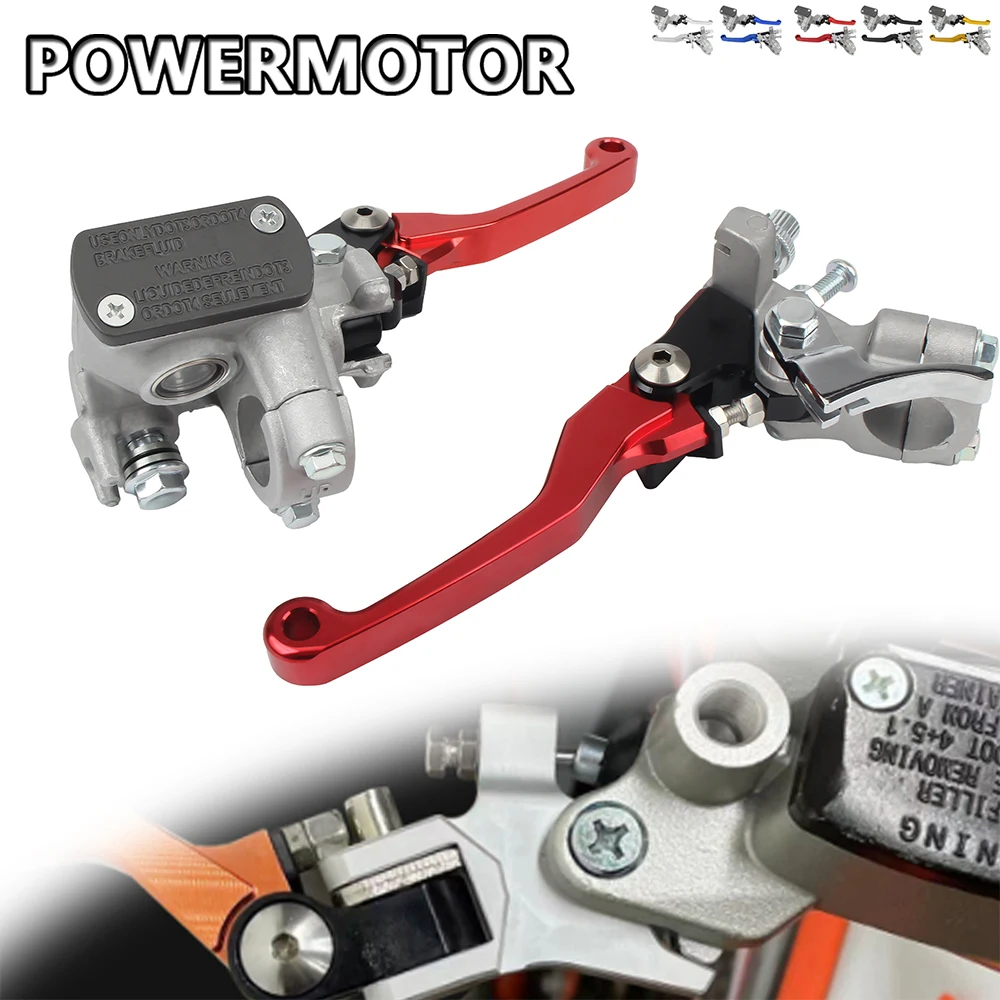 Motorrad Kupplungs- und Bremshebel Hauptzylinder-Behälter für Honda CRF250R CRF250X 2004-2016 KTM Suzuki Universal