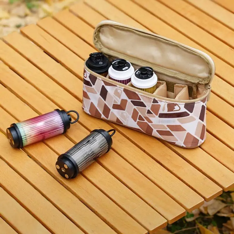 

Camping Small Organizer Bag Small Storage Bag Lamp Organizer Bag Handle Camping Bag With Compartments Camping Accessories For