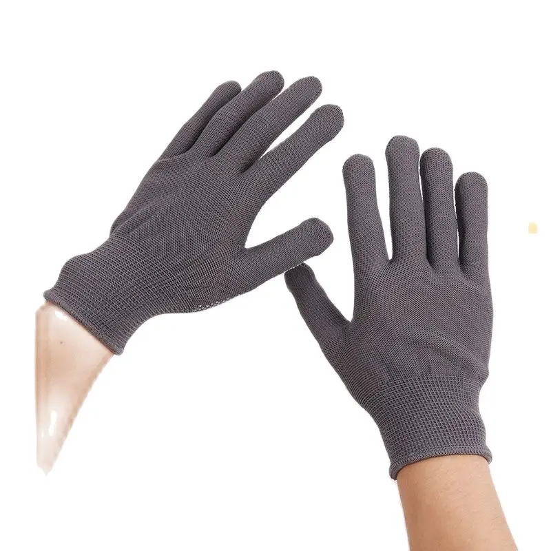 12 Pairs Labor Protection Nylon Anti-skid Driver Carry Glue Dispensing Thin Model 13 Needle Plastic Dispensing Working Gloves