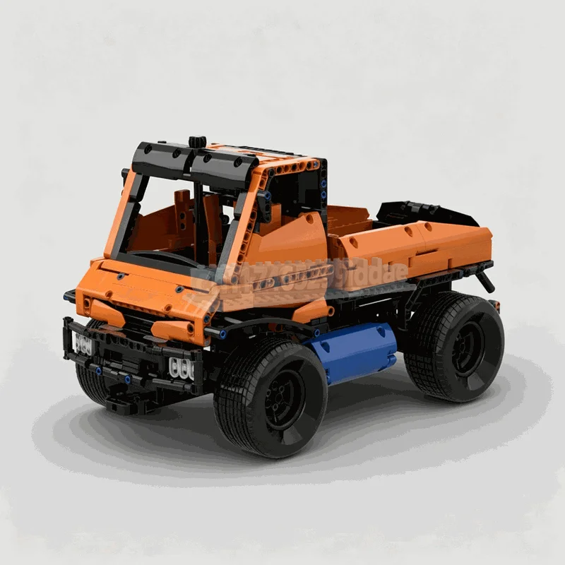 1004PCS Unimog Truck Model Custom Puzzle Creative DIY Assembly Educational Building Block Vehicle Toy Collection Technology Gift