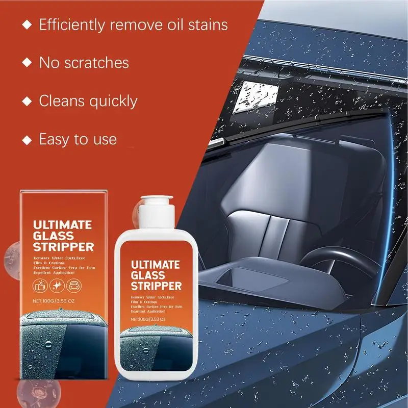 Automotive Oil Film Remover Auto Glass Film Removal Paste Multifunctionele Window Ontvetten Pasta Auto Onderhoud Tool