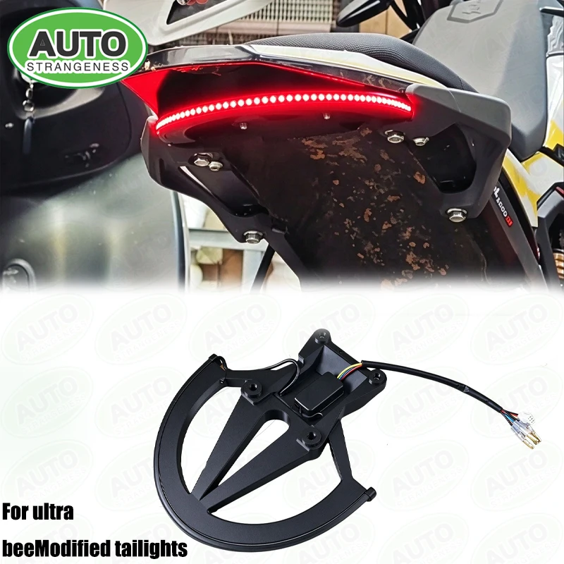 LED Rear Tail Light for Sur-Ron Ultra Bee Dual Color Flowing Turn Signal Brake Light Plug & Play