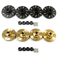 For 1/18 Scale FMS EAZYRC Rochobby Brass Wheel Hex Adapter Axle Counterweight Brake Disc RC Car Upgrade Parts