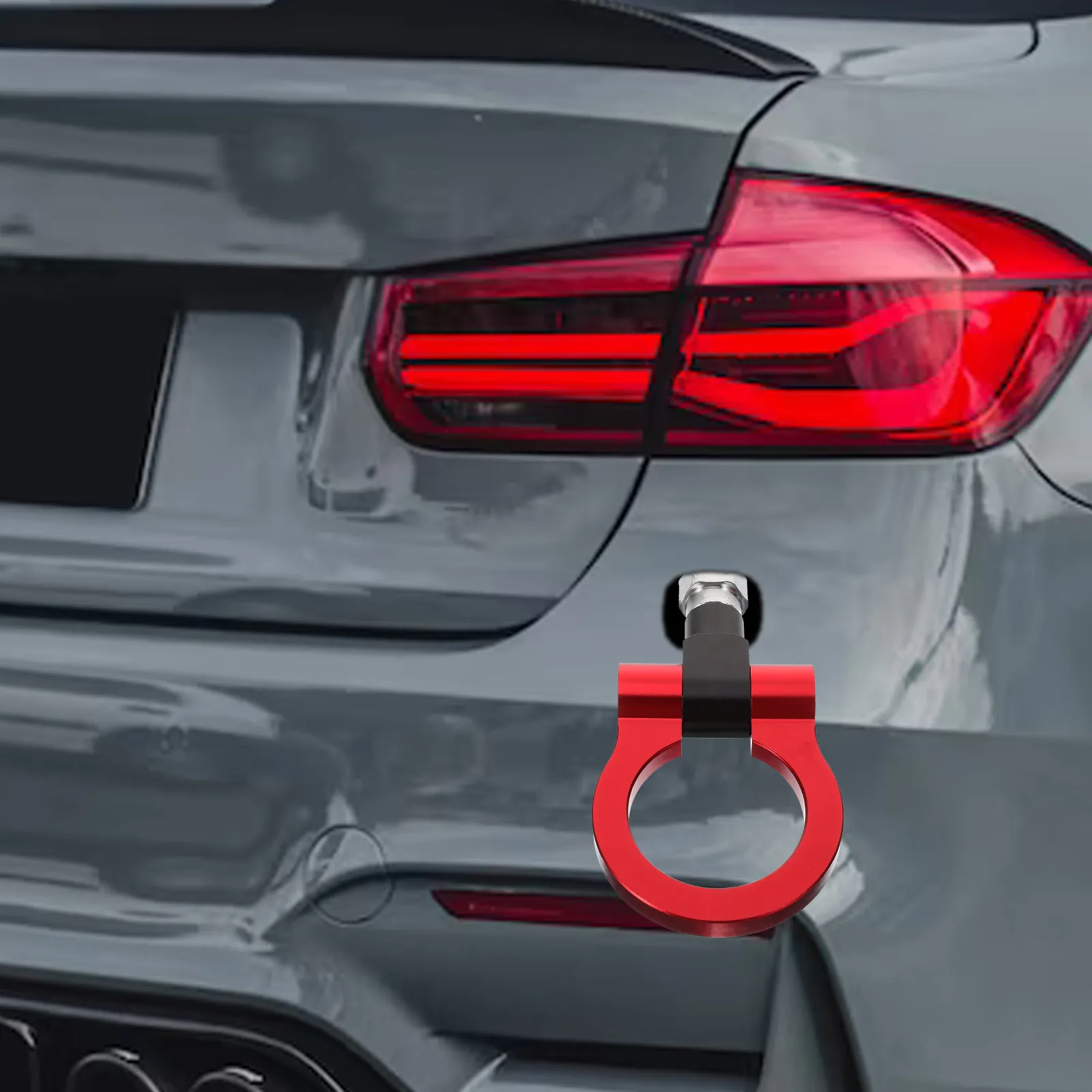 Tow For Car Heavy Duty Metal Towing Hook Trailer Compatible With Most Vehicles Durable Auto Tow Hook Transport Racing