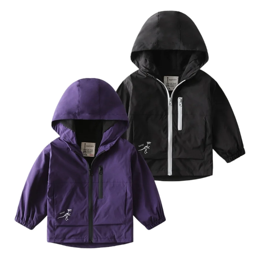 

Fleece Boys Outdoor Jacket Toddler Kids Thick Warm Coat Fall Winter Children's Clothes