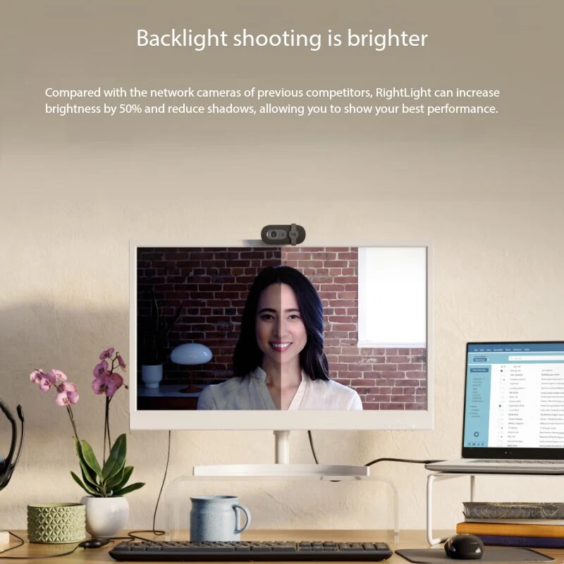 100%Original Logitech Brio 95 Full HD Webcam Video Conferencing Live Camera Video Calls Computer Laptop Camera with Microphone