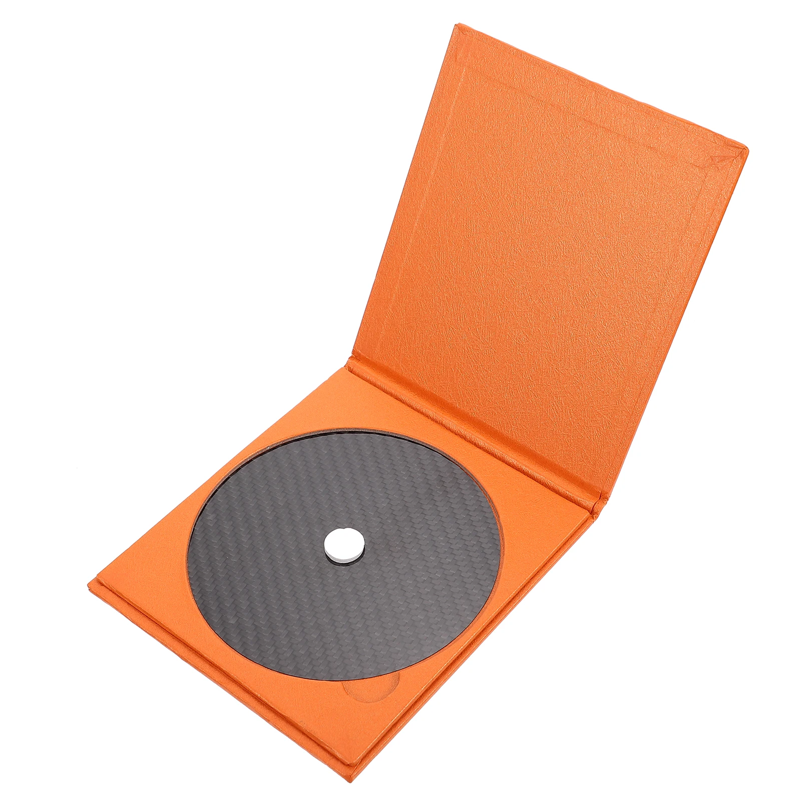 

1pc Carbon Fiber CD Pressure Disk CF- Platter Mat Black Vibration Reduction Sound Pad DJ Accessories
