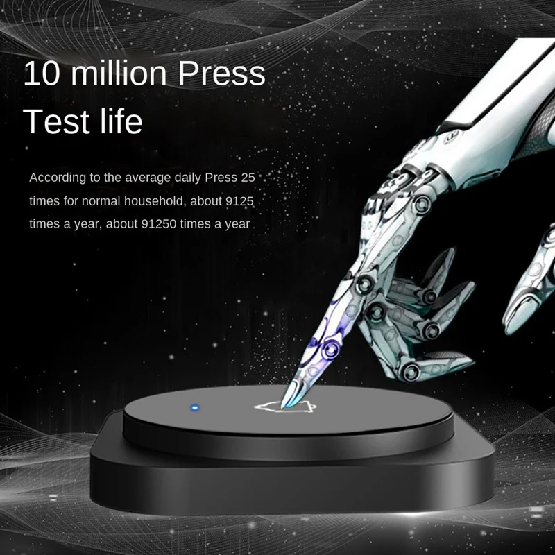 ฮอต ttkk กริ่งประตูไร้สายแบบสัมผัสกริ่งหน้าประตูบ้านมีเสียงเพลงอัจฉริยะ DingDong กันน้ำปลั๊ก EU