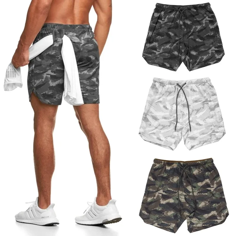 

"2025 Men's Quick-Dry Workout Shorts Stretch Breathable Running Gym Athletic Shorts for Casual Outdoor Training"