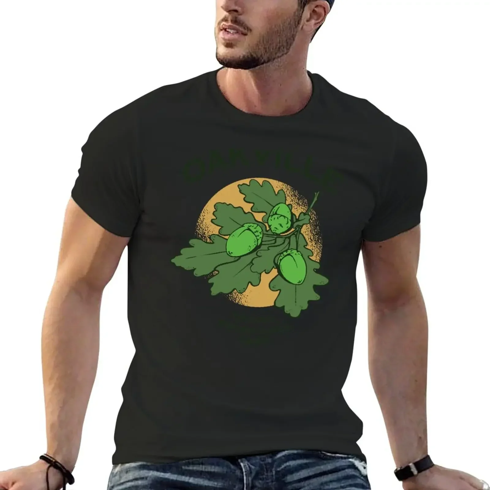 OAK LEAF OAKVILLE ONTARIO T-Shirt cute clothes summer clothes plus size tops mens graphic t-shirts funny