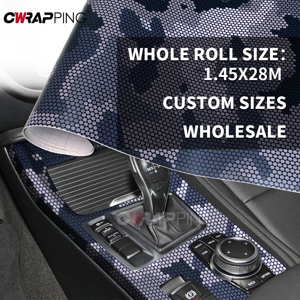 

Rhombus Motorcycle Helmets 145cmx300cm Car Wrapping Film Auto Hood Roof Cover Door Protective Film Sticker Vinyl Car Accessories