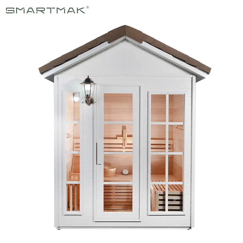 LMM Steaming Home Dry Steam Room Outdoor Sauna Villa Dry Steam Room Swimming Pool