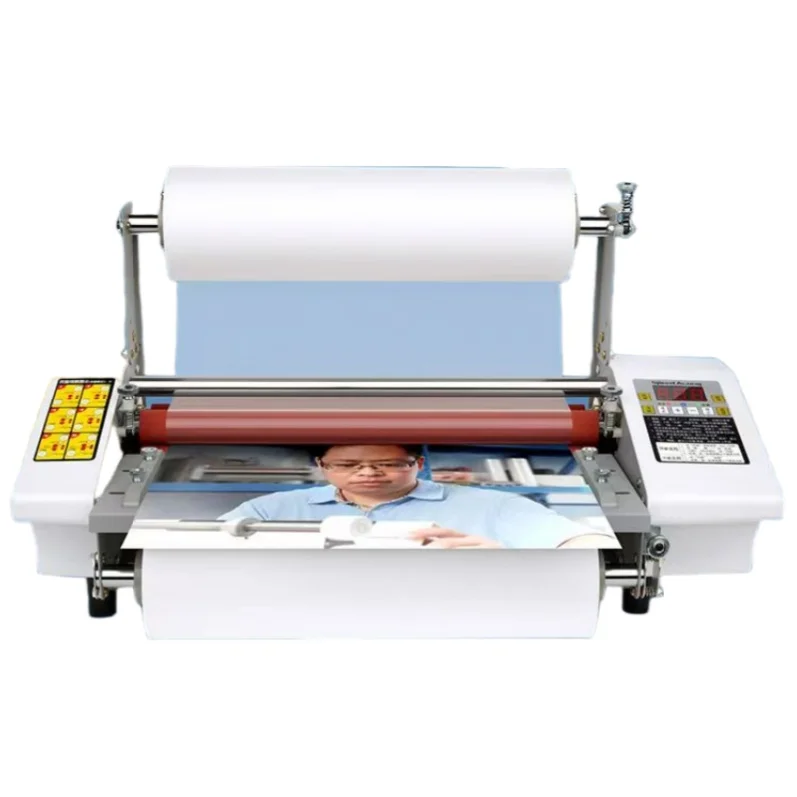 Advanced A2/A3 Size Automatic Laminating Machine with Dual Hot and Cold Capabilities
